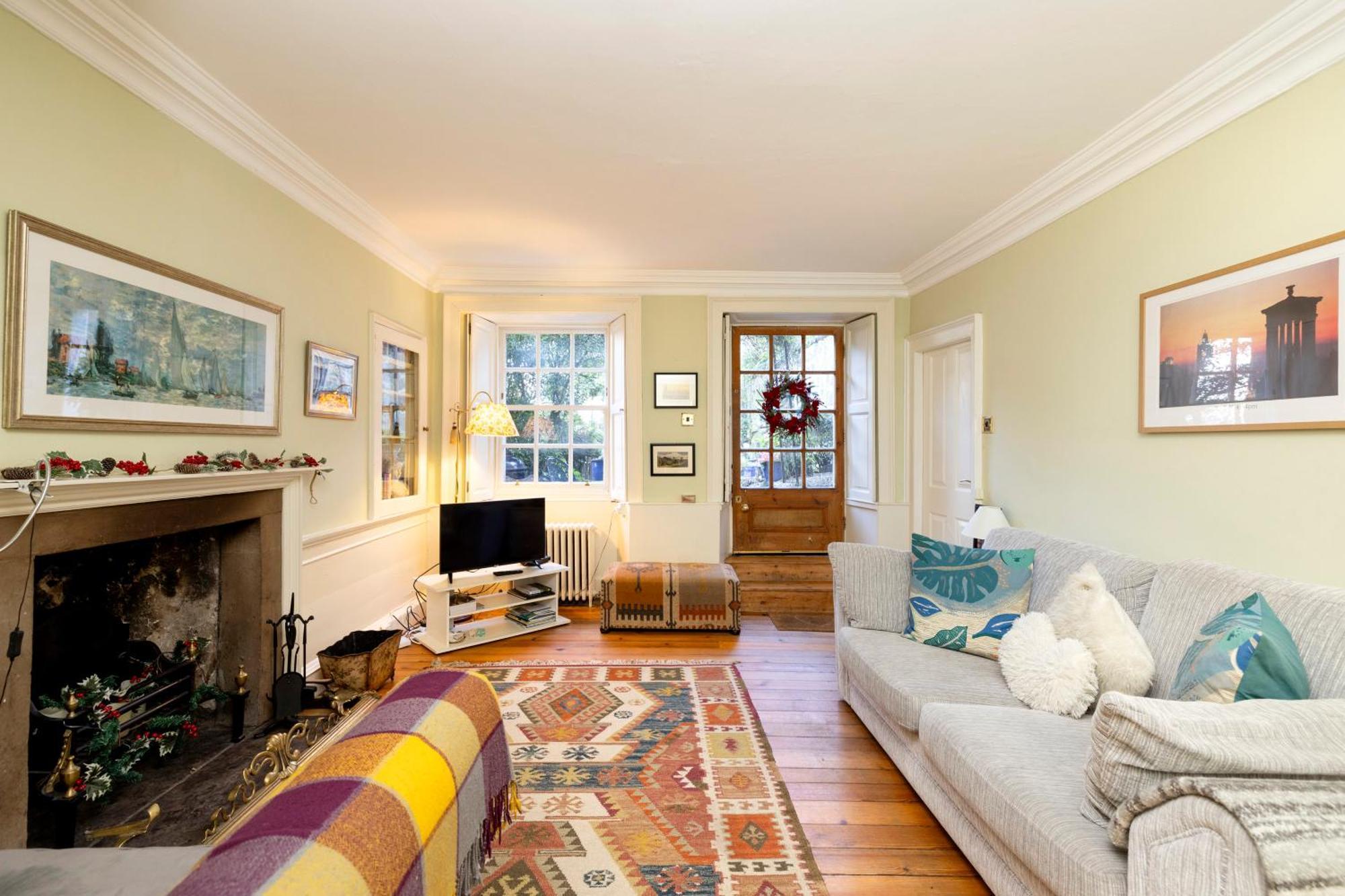 Joivy Beautiful Apartment, Private Garden, Calton Hill 爱丁堡 外观 照片