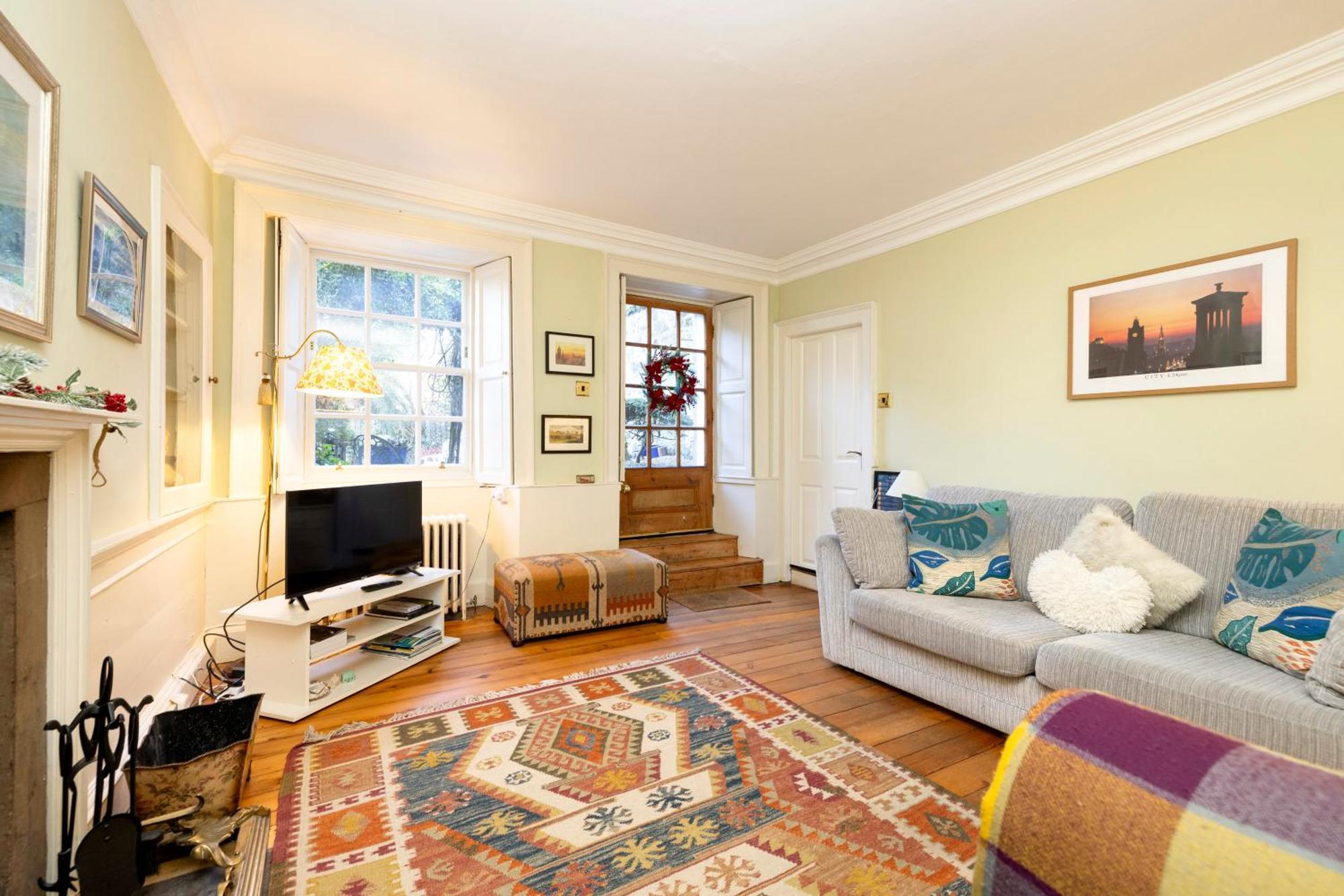 Joivy Beautiful Apartment, Private Garden, Calton Hill 爱丁堡 外观 照片